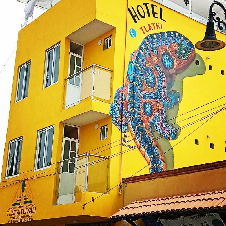 San Martín de las Pirámides Tlatki酒店 外观 照片